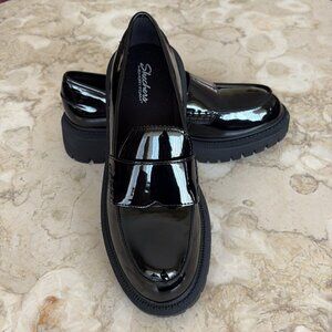 NEW! Sketchers Modern Rugged - Sweet Choice Patent Leather Loafers Memory Foam